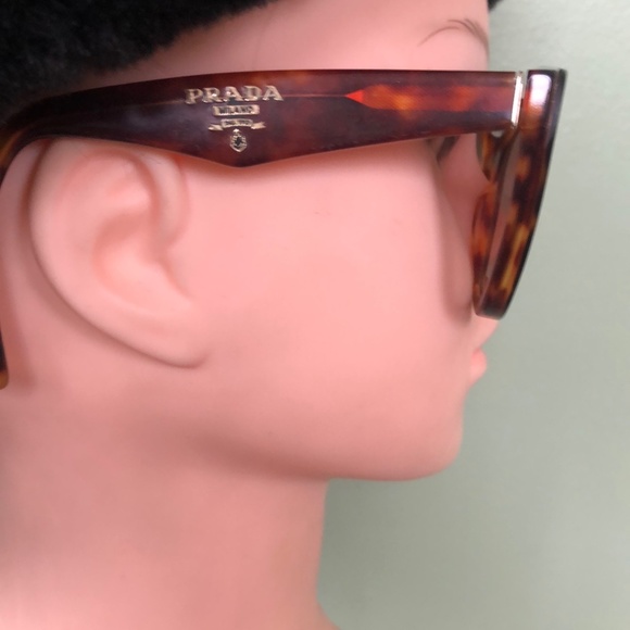 Prada Sunglasses glasses brown tortoise SPR20P 56 19 NAK-6S1 140 3N